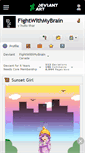 Mobile Screenshot of fightwithmybrain.deviantart.com