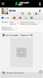 Mobile Screenshot of lavox.deviantart.com