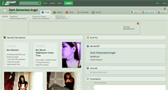 Desktop Screenshot of dark-demented-angel.deviantart.com
