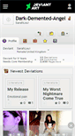 Mobile Screenshot of dark-demented-angel.deviantart.com
