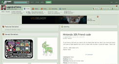 Desktop Screenshot of legend-of-snivy.deviantart.com