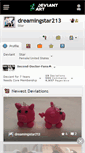 Mobile Screenshot of dreamingstar213.deviantart.com