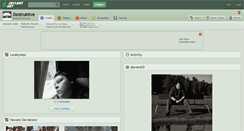 Desktop Screenshot of destruktive.deviantart.com