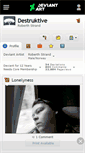 Mobile Screenshot of destruktive.deviantart.com