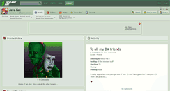 Desktop Screenshot of java-kat.deviantart.com