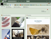 Tablet Screenshot of hkdp.deviantart.com