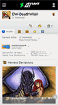 Mobile Screenshot of dw-deathwish.deviantart.com