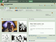 Tablet Screenshot of dw-deathwish.deviantart.com