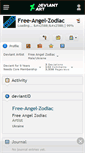 Mobile Screenshot of free-angel-zodiac.deviantart.com