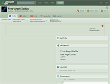 Tablet Screenshot of free-angel-zodiac.deviantart.com