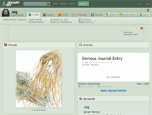Tablet Screenshot of jaig.deviantart.com