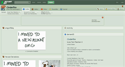 Desktop Screenshot of cinderfire.deviantart.com
