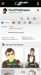 Mobile Screenshot of foxofthedreams.deviantart.com