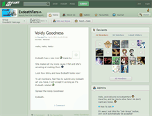 Tablet Screenshot of exdeathfans.deviantart.com
