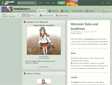 Tablet Screenshot of hetagakuen.deviantart.com