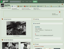 Tablet Screenshot of jourixia.deviantart.com