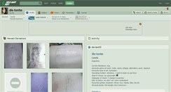 Desktop Screenshot of die-tonite.deviantart.com