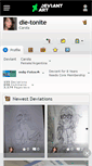 Mobile Screenshot of die-tonite.deviantart.com