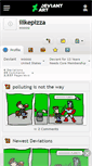 Mobile Screenshot of ilikepizza.deviantart.com