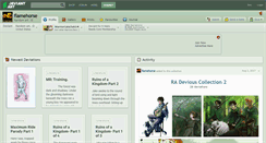 Desktop Screenshot of flamehorse.deviantart.com