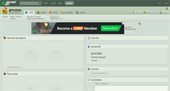 Desktop Screenshot of grinchplz.deviantart.com