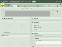 Tablet Screenshot of grinchplz.deviantart.com