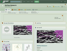 Tablet Screenshot of melissa-massacre.deviantart.com