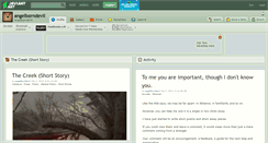 Desktop Screenshot of angelborndevil.deviantart.com