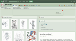 Desktop Screenshot of lunar-virage.deviantart.com