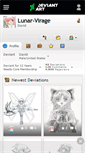 Mobile Screenshot of lunar-virage.deviantart.com