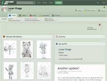 Tablet Screenshot of lunar-virage.deviantart.com