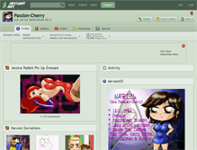 Tablet Screenshot of passion-cherry.deviantart.com