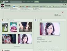 Tablet Screenshot of guirnou.deviantart.com