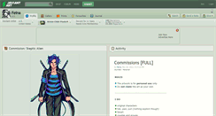 Desktop Screenshot of feina.deviantart.com