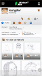 Mobile Screenshot of loungefan.deviantart.com