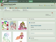 Tablet Screenshot of brave-friend-castile.deviantart.com