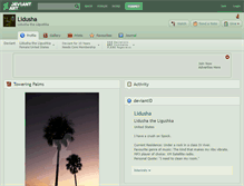 Tablet Screenshot of lidusha.deviantart.com