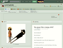 Tablet Screenshot of lord-cupcake.deviantart.com