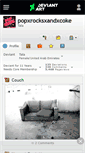Mobile Screenshot of popxrocksxandxcoke.deviantart.com