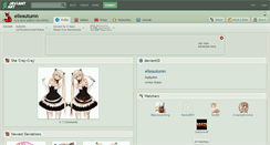 Desktop Screenshot of elleautumn.deviantart.com