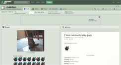 Desktop Screenshot of clubkitten.deviantart.com