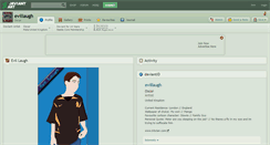 Desktop Screenshot of evillaugh.deviantart.com
