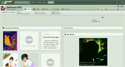 Desktop Screenshot of darkraven1995.deviantart.com