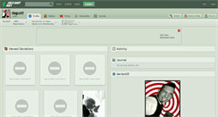 Desktop Screenshot of dagusti.deviantart.com
