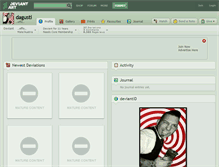 Tablet Screenshot of dagusti.deviantart.com