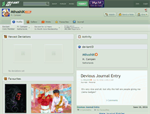 Tablet Screenshot of mihoshik.deviantart.com