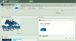 Desktop Screenshot of blue-dragon-club.deviantart.com