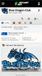 Mobile Screenshot of blue-dragon-club.deviantart.com