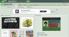 Desktop Screenshot of mythical-human.deviantart.com