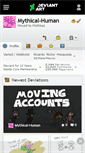 Mobile Screenshot of mythical-human.deviantart.com